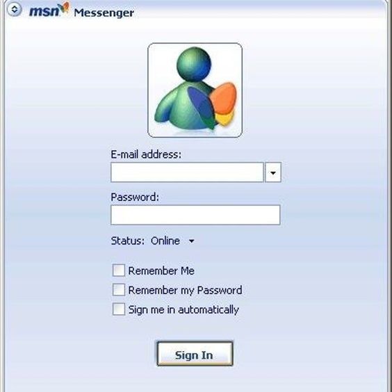 MSN messenger window