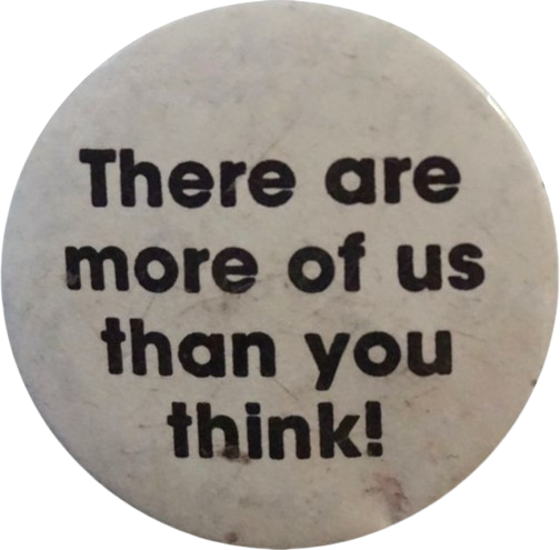 there are more of us than you think pin